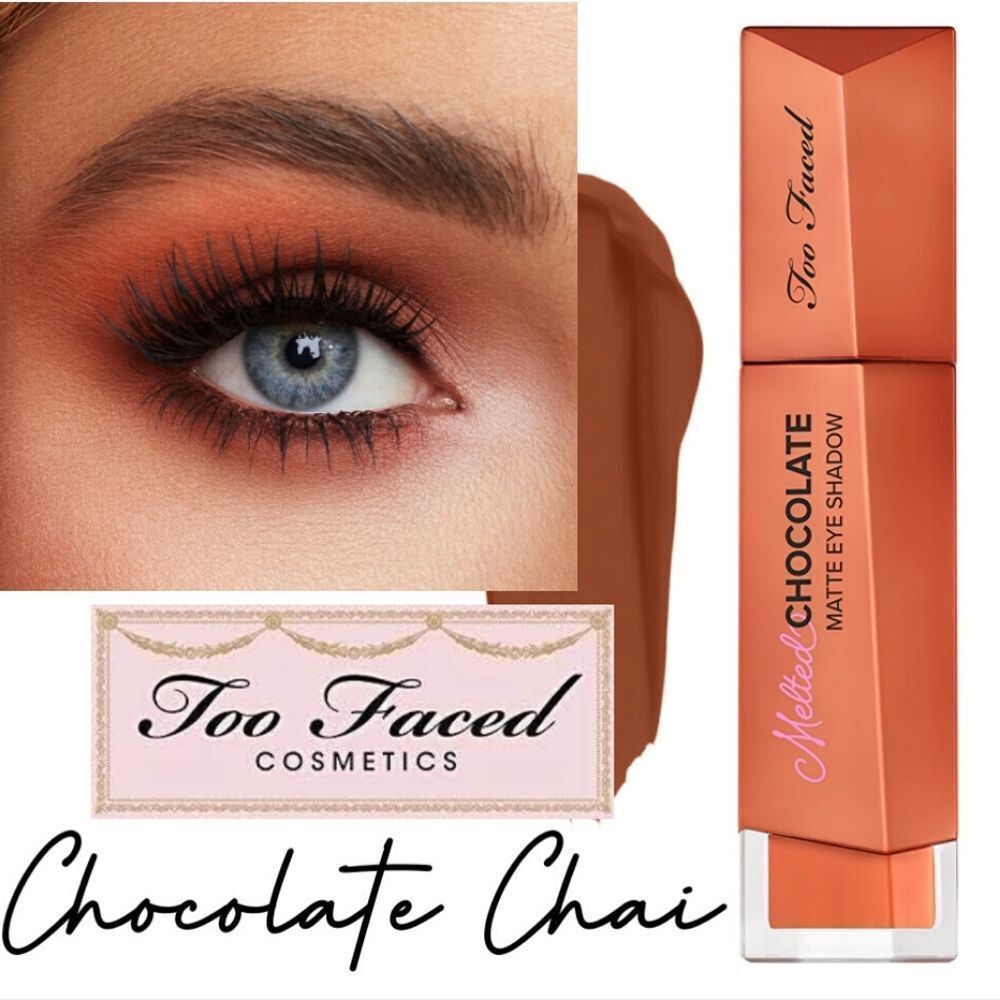 Too Faced Chocolate Matte Liquid Eyeshadow in Chocolate Chai (Matte Fudgey Brown